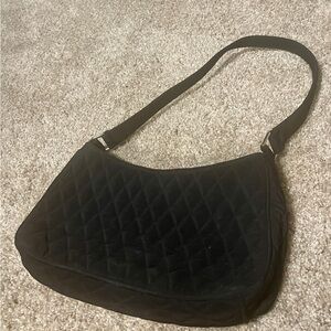 Vera Bradley Black Quilted Shoulder Bag